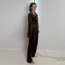 Пижама женская COSAS Velour Harmony L Шоколадный