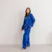 Пижама женская COSAS Velour Harmony S Синий