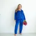 Піжама жіноча COSAS Velour Harmony M Синій