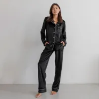 Піжама жіноча COSAS Velour Harmony XL Чорний Піжама жіноча COSAS Velour Harmony XL Чорний