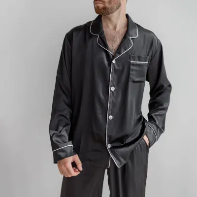 Мужская пижама COSAS Moonwalk S Черный (Moonwalk_black_S)