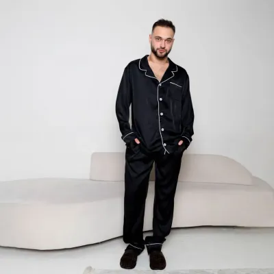 Чоловіча піжама COSAS Moonwalk M Чорний (Moonwalk_black_M)