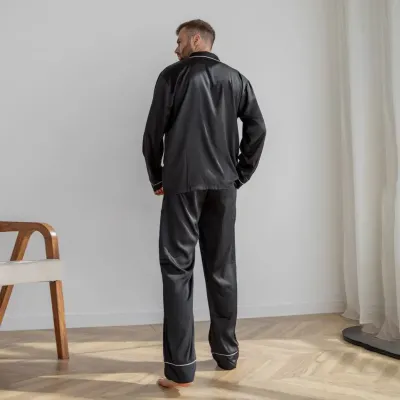 Чоловіча піжама COSAS Moonwalk XL Чорний (Moonwalk_black_XL)