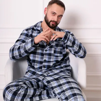 Чоловіча піжама COSAS SleepWay M Блактиний (SleepWay_blue_M)