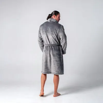 Халат чоловічий COSAS Velvet Mood S-M Графітовий (VelvetMood_man_grey_sm) Халат чоловічий COSAS Velvet Mood S-M Графітовий (VelvetMood_man_grey_sm)