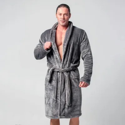Халат мужской COSAS Velvet Mood L-XL Графитовый (VelvetMood_man_grey_lxl)