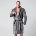 Халат чоловічий COSAS Velvet Mood 2XL-3XL Графітовий (VelvetMood_man_grey_2xl3xl)