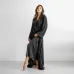 Женский халат COSAS Silky Cloud L-XL Черный