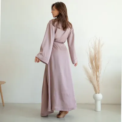 Жіночий халат COSAS Silky Cloud L-XL Бузковий Жіночий халат COSAS Silky Cloud L-XL Бузковий