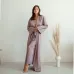 Жіночий халат COSAS Silky Cloud L-XL Бузковий Жіночий халат COSAS Silky Cloud L-XL Бузковий