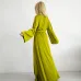 Жіночий халат COSAS Silky Cloud L-XL Зелений