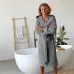 Халат чоловічий COSAS Spa Waffle Robe XL Сірий (SpaWaffleRobe_XL) Халат чоловічий COSAS Spa Waffle Robe XL Сірий (SpaWaffleRobe_XL)