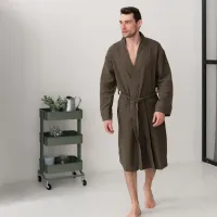 Халат мужской COSAS Cloud Robe 2XL Хаки (CloudRobe_muslin_2XL)