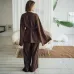 Домашній костюм COSAS Serena Home S Коричневий