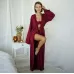 Домашній костюм COSAS Serena Home M Бордовий