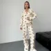 Піжама жіноча COSAS Bear S-M Біло-бежевий