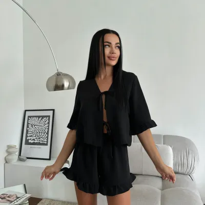 Домашній одяг жіночий COSAS Melina S-M Чорний