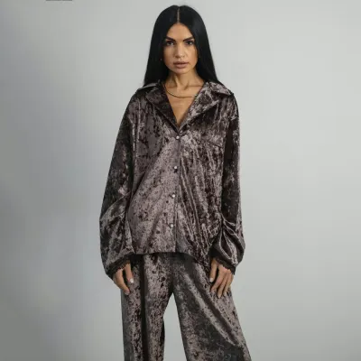 Піжама жіноча COSAS Vella L Коричневий (Vella_brown_L)