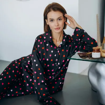 Пижама женская COSAS Amore S Черный Пижама женская COSAS Amore S Черный