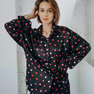 Пижама женская COSAS Amore S Черный Пижама женская COSAS Amore S Черный