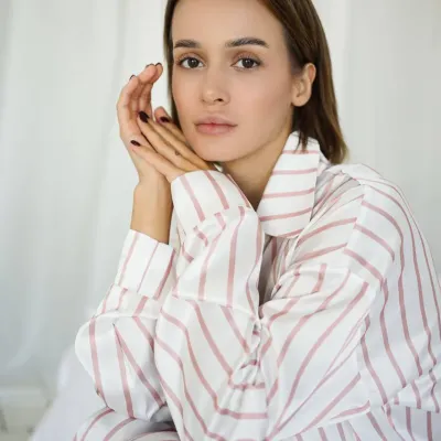Пижама женская COSAS Tessa L Бело-розовый