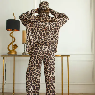 Піжама жіноча COSAS Leopard L Різнокольоровий (Leopard_L)