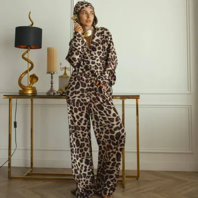 Піжама жіноча COSAS Leopard L Різнокольоровий (Leopard_L)