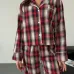 Пижама женская COSAS Scottish L-XL Разноцветный (188Scottish_red_white_ML)