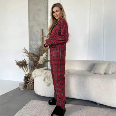 Піжама жіноча COSAS Scottish L-XL Різнокольоровий (188Scottish_red_ML) Піжама жіноча COSAS Scottish L-XL Різнокольоровий (188Scottish_red_ML)