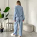 Піжама жіноча COSAS LUMA L-XL Блакитний Піжама жіноча COSAS LUMA L-XL Блакитний