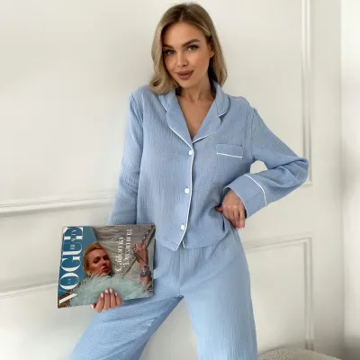 Піжама жіноча COSAS LUMA L-XL Блакитний Піжама жіноча COSAS LUMA L-XL Блакитний