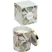 Ароматическая свеча Bambi Home fragrance AXW2015 Bergamot Белый (94310)