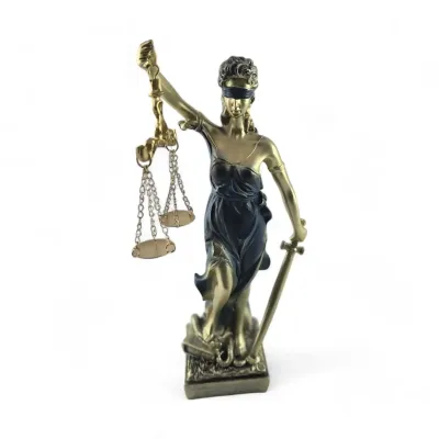 Статуетка No Brand Феміда 34,5х14х10 см Різнокольоровий (DN35228) Статуетка No Brand Феміда 34,5х14х10 см Різнокольоровий (DN35228)