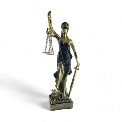 Статуетка No Brand Феміда 34,5х14х10 см Різнокольоровий (DN35228) Статуетка No Brand Феміда 34,5х14х10 см Різнокольоровий (DN35228)
