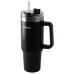 Термокухоль з ручкою та соломинкою Magio MG-1087 1.2 л Black