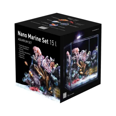 Акваріумний набір Collar Nano Marine Set 15 л 25х25х25 см Прозорий (Collar7143)