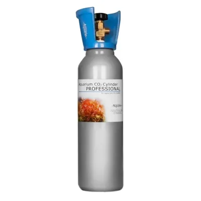 Баллон CO2 для аквариума Aquario Blue многоразовый 57 см 5 л Серо-голубой (ACO2-5L)