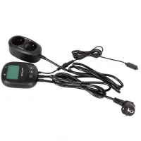 Гігростат для тераріуму Repti-Zoo Digital Hygrostat day night 10,7x8,8x3,8 см Чорний (RZ-THC18)