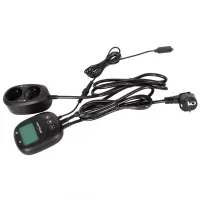 Термостат для террариумов или аквариумов Repti-Zoo Digital Thermostat heat cool day night Черный (RZ-THC17)