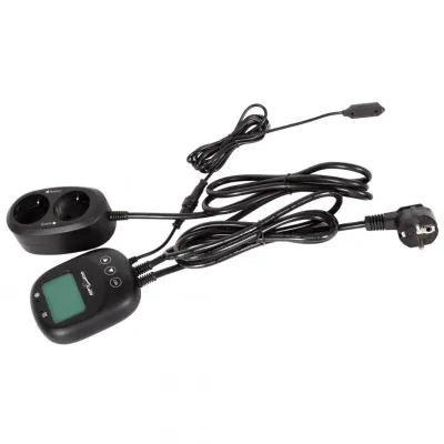 Термостат для террариумов или аквариумов Repti-Zoo Digital Thermostat heat cool day night Черный (RZ-THC17)