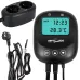 Термостат з таймером для тераріуму або акваріума Repti-Zoo Digital Thermostat Timer 11х6,3х4,4 см Чорний (RZ-THC20) Термостат з таймером для тераріуму або акваріума Repti-Zoo Digital Thermostat Timer 11х6,3х4,4 см Чорний (RZ-THC20)