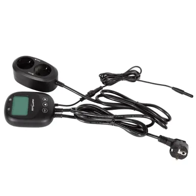 Термостат с таймером для террариума или аквариума Repti-Zoo Digital Thermostat Timer 11х6,3х4,4 см Черный (RZ-THC20)