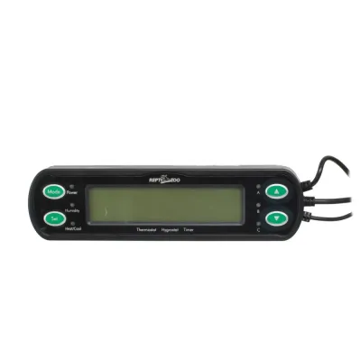 Термостат-гигростат для террариума Repti-Zoo Controller Deluxe с программатором 24.5х6х20 см Черный (THC09)
