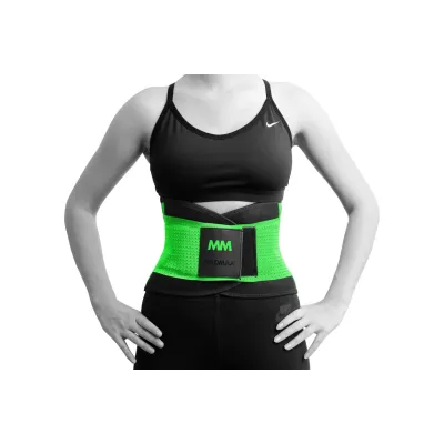 Пояс компресійний MadMax MFA-277 Slimming belt L Black Green Пояс компресійний MadMax MFA-277 Slimming belt L Black Green