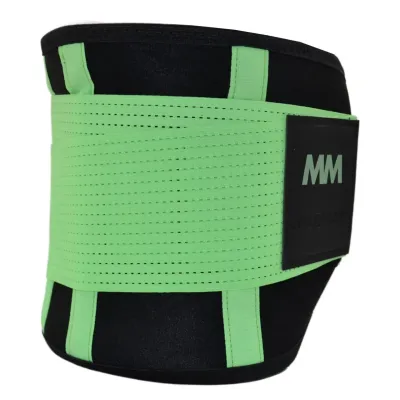 Пояс компресійний MadMax MFA-277 Slimming belt L Black Green Пояс компресійний MadMax MFA-277 Slimming belt L Black Green