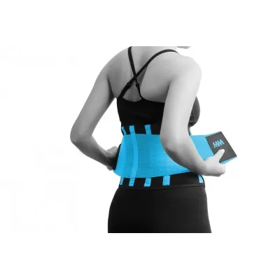 Пояс компресійний MadMax MFA-277 Slimming belt L Black Turquoise