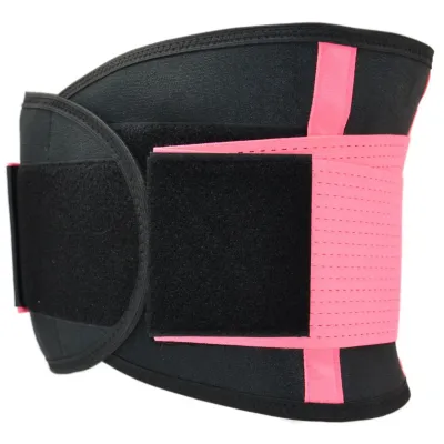 Пояс компрессионный MadMax MFA-277 Slimming belt L Black Pink Пояс компрессионный MadMax MFA-277 Slimming belt L Black Pink
