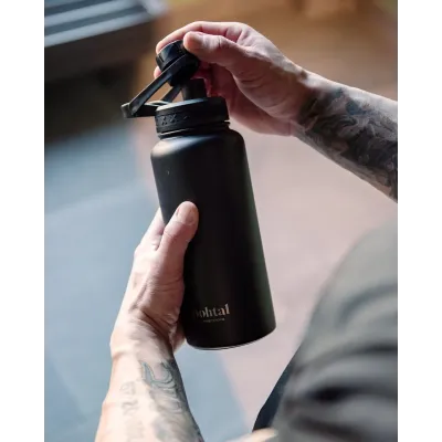 Пляшка для води SmartShake Bohtal Insulated Sports Bottle 0.96 л Black (11280001) Пляшка для води SmartShake Bohtal Insulated Sports Bottle 0.96 л Black (11280001)