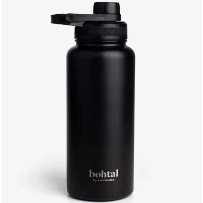 Бутылка для воды SmartShake Bohtal Insulated Sports Bottle 0.96 л Black (11280001) Бутылка для воды SmartShake Bohtal Insulated Sports Bottle 0.96 л Black (11280001)