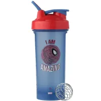 Шейкер спортивний Blender Bottle Classic Loop Pro 28oz/820 ml Marvel Spider Man Синій (600558) Шейкер спортивний Blender Bottle Classic Loop Pro 28oz/820 ml Marvel Spider Man Синій (600558)
